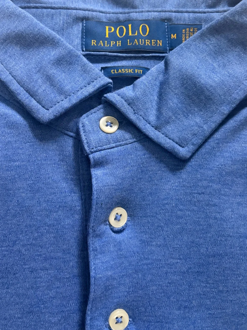 Ralph Lauren Men’s Royal Blue Polo: Classic Fit
